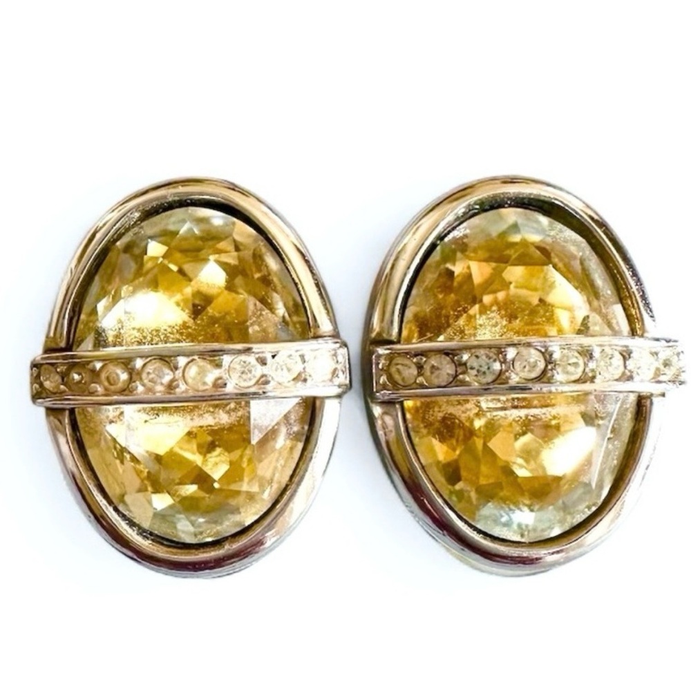 Dior Silver and Pearl-Tone Clip-On Earrings - Picture 8 of 9